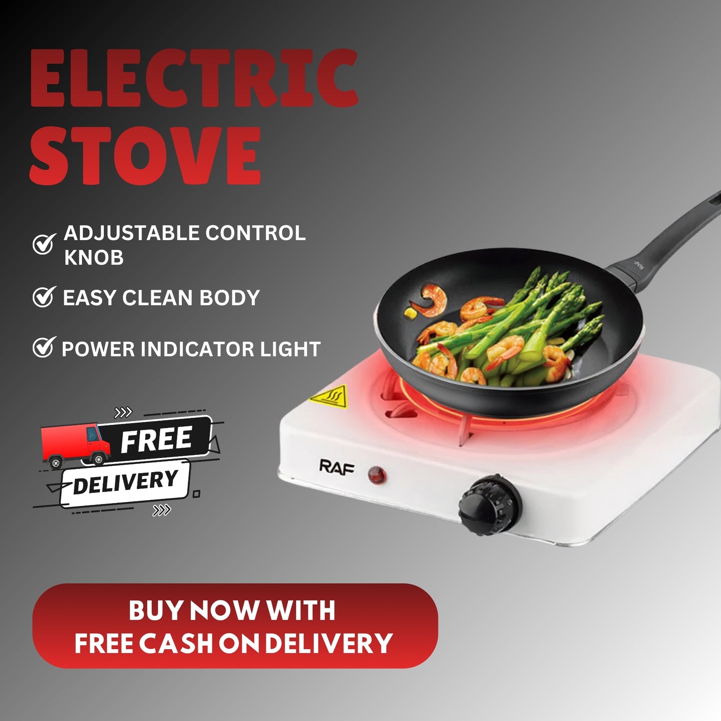 Electric Stove – Compact Kitchen Cooking Solution