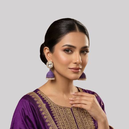 Nooré Jewels Radiant Jhumka Earrings