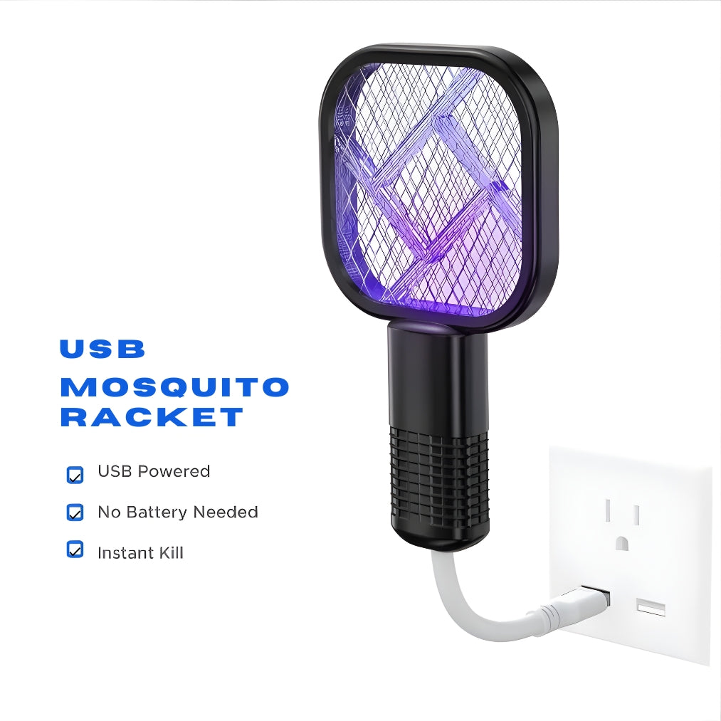 Portable Electric Mosquito Killer Racket