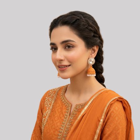 Nooré Jewels Radiant Jhumka Earrings
