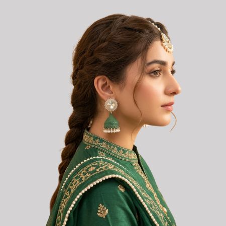 Nooré Jewels Radiant Jhumka Earrings