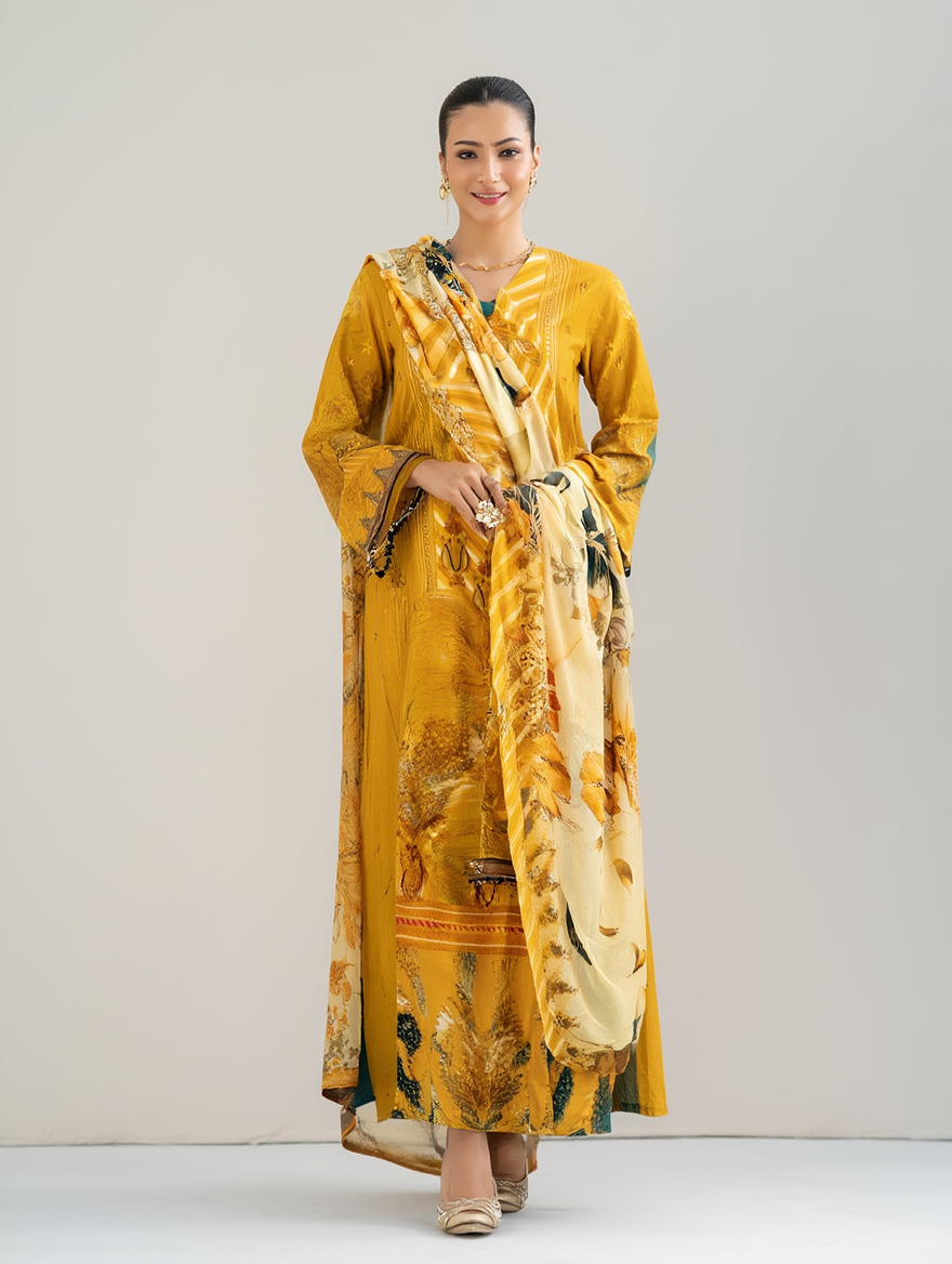 Libas Collection – Premium Summer Printed Lawn (3-Piece Unstitched)